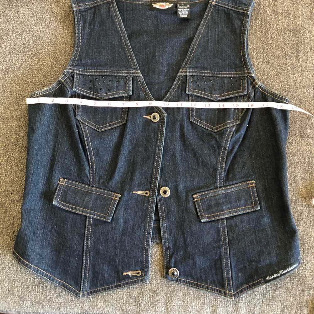 Women’s Harley Davidson Dark Denim Vest